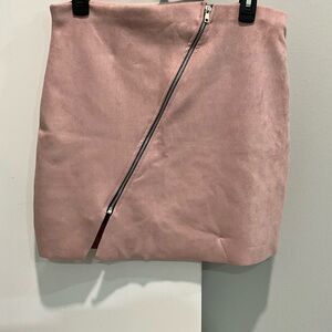 PrettyLittleThing Asymmetrical Pink Skirt